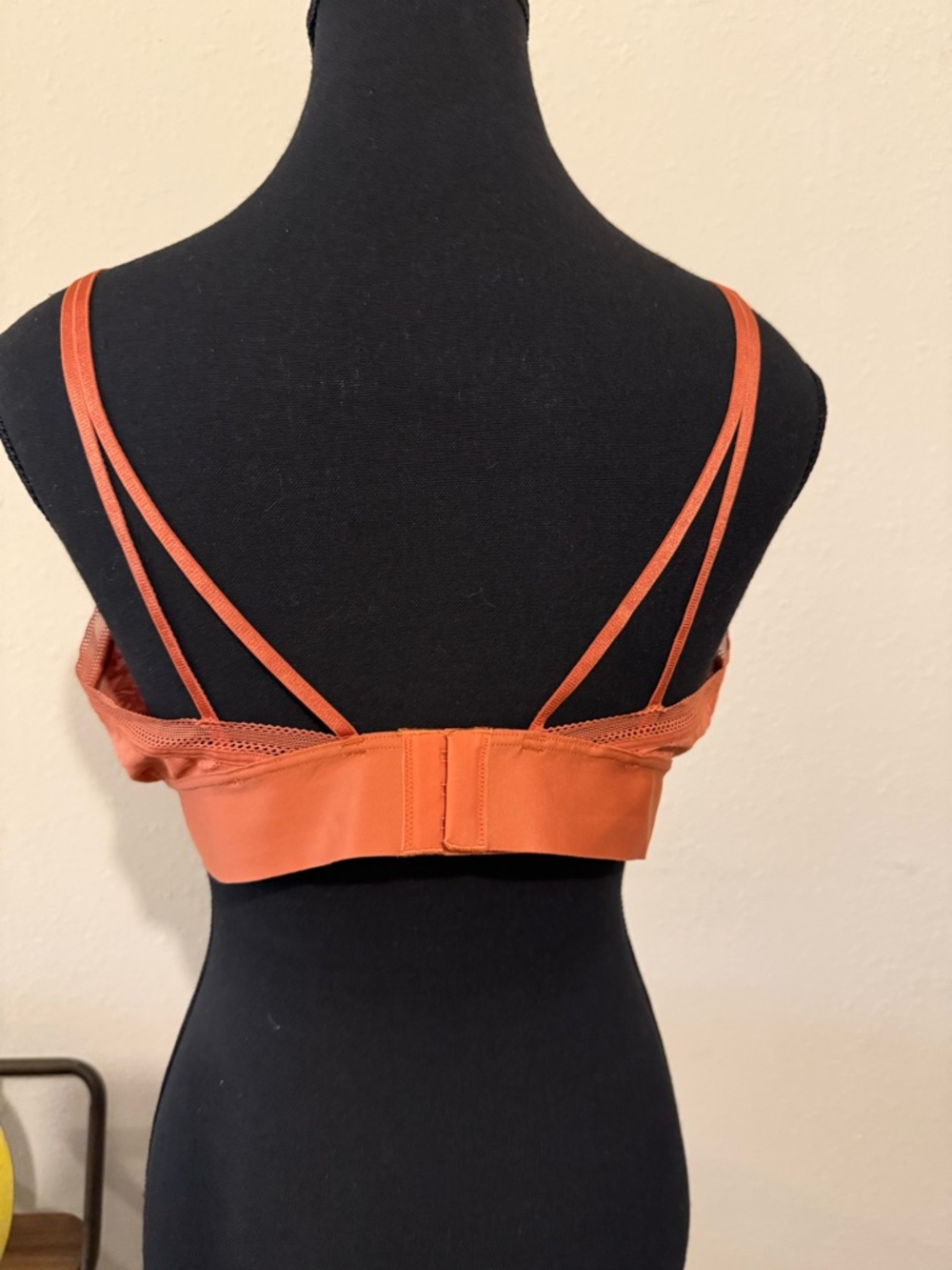 Soma Lace Bralette in Rust Orange - Picture 2 of 3